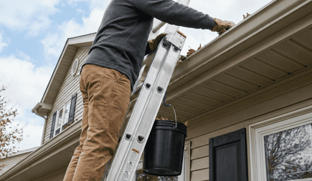 gutter cleaning in autumn adelaide